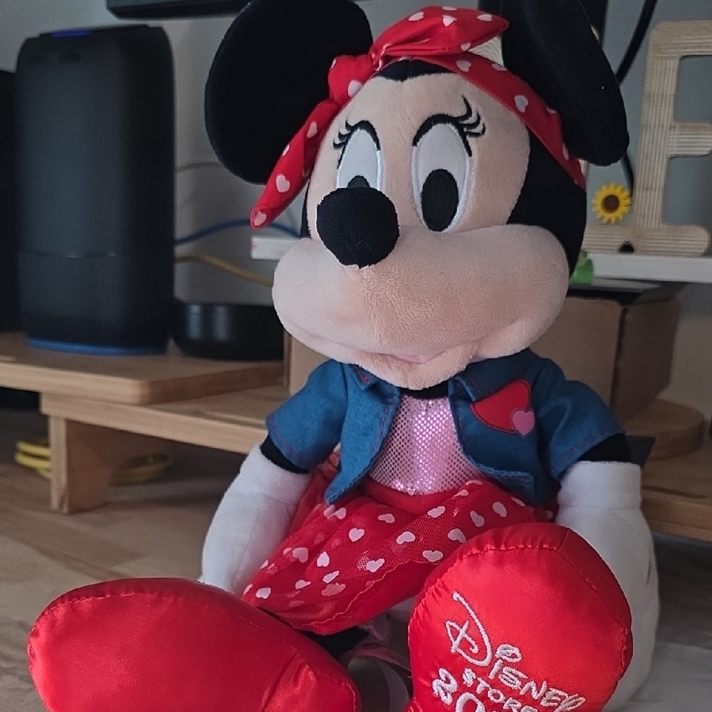Disney Minnie Mouse Plush Toy - Red and Blue Outfit